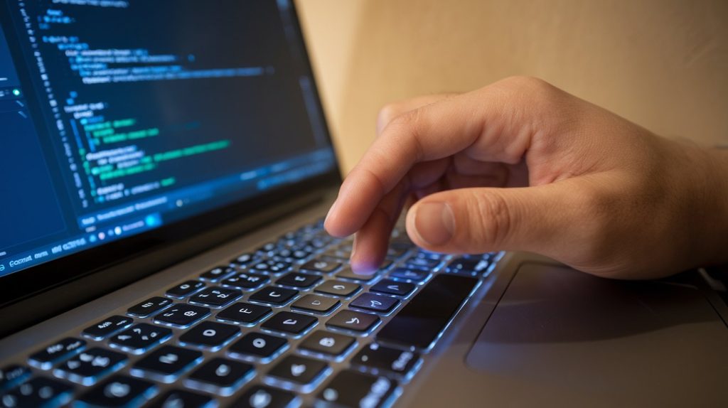 gravação digitado teclado