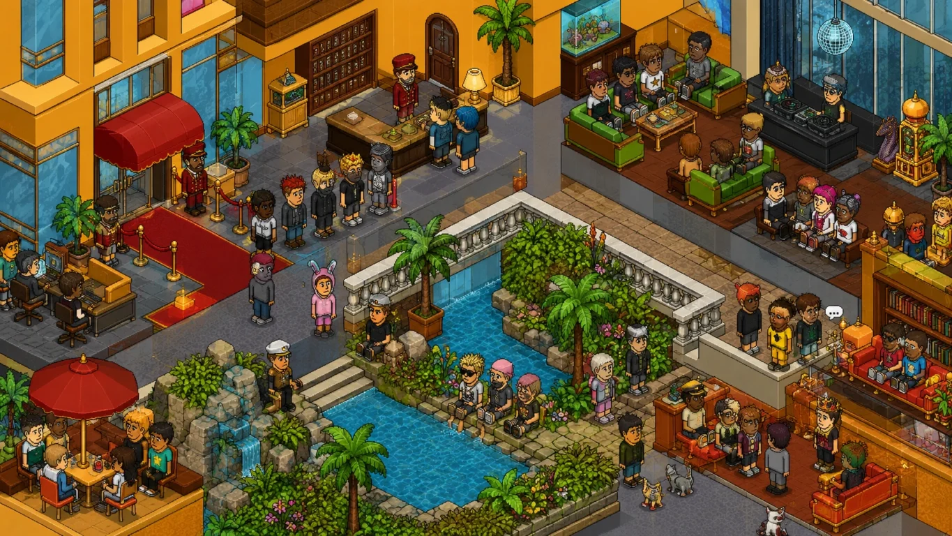 jogos parecidos com habbo hotel