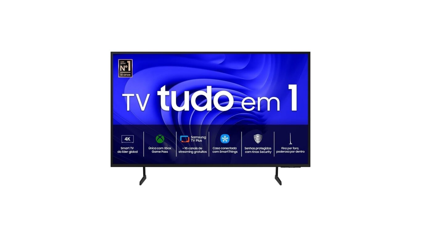 Samsung Smart TV 43" Crystal UHD 4K: Desconto imperdível na Amazon 1 samsung smart tv 43 crystal uhd 4k desconto imperdivel na amazon