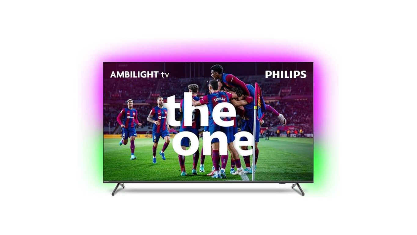 Presente de Natal: Smart TV Philips THE ONE 65″ com design europeu está com 13% de desconto