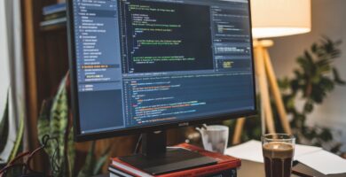 monitor vertical programação