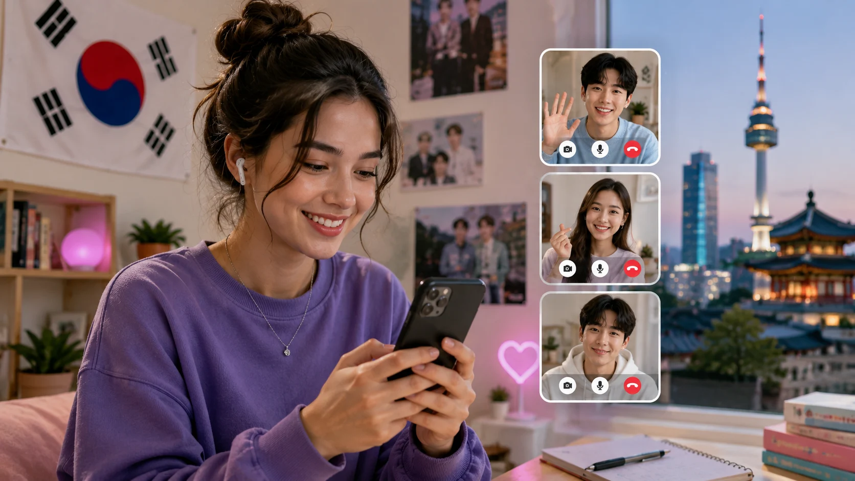 Melhores Apps Para Conhecer Coreanos e Fazer Amigos na Coreia