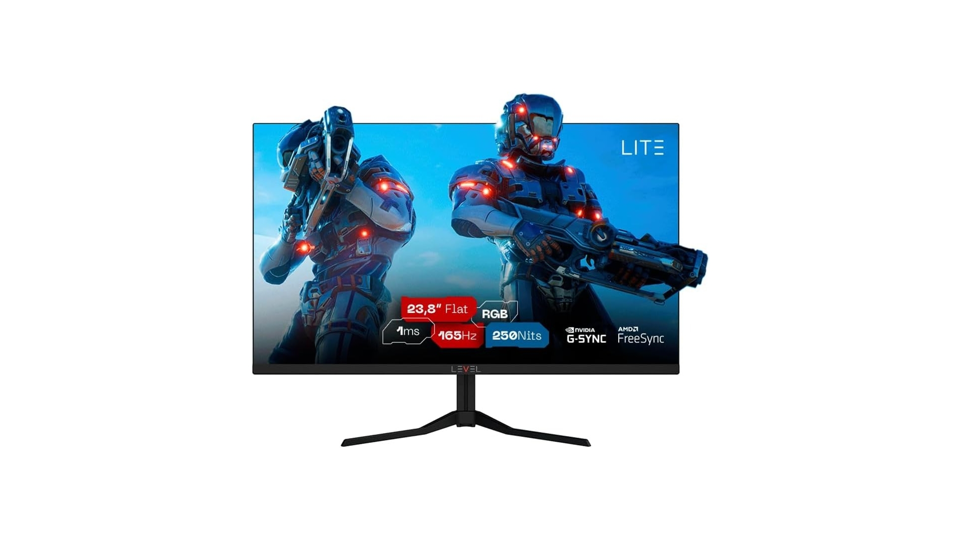 Achamos: Monitor Level lite 1ms + IPS com desconto imperdível
