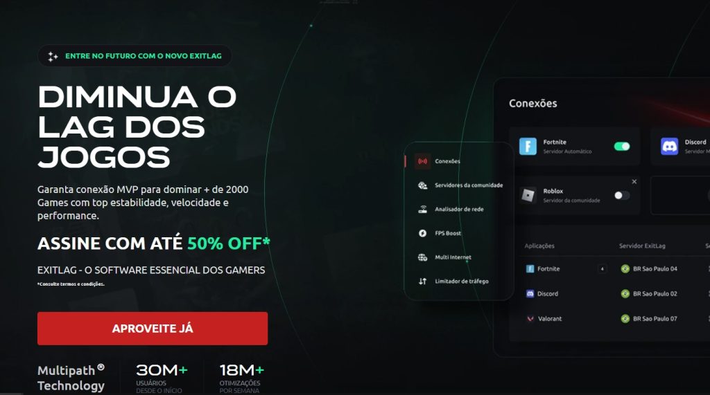 como diminuir ping com exitlag