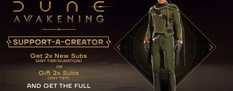 MMORPG Dune: Awakening é lançado com DLC, Twitch Drops e eventos por tempo limitado