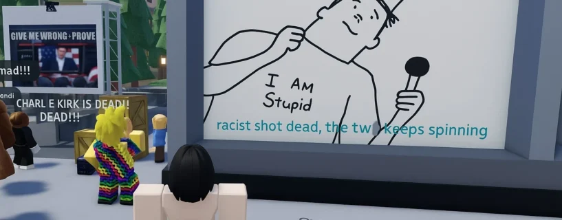 Esses jogos do Roblox são investigados após simularem morte de Charlie Kirk