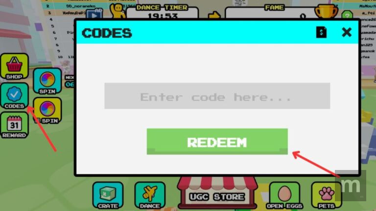 Dance for UGC Codes: novos códigos atualizados de outubro de 2025