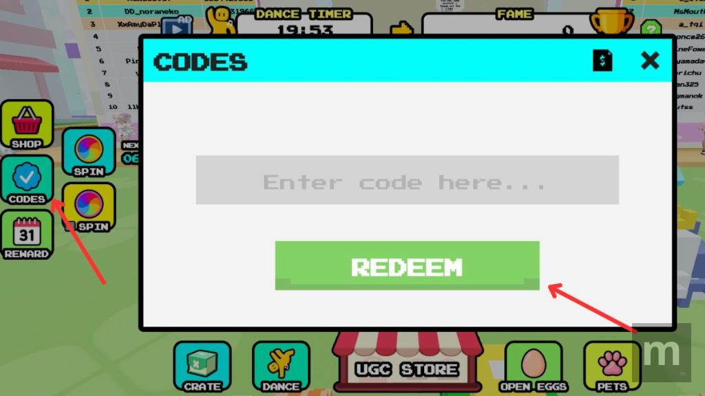 Dance for UGC Codes: novos códigos atualizados de outubro de 2025