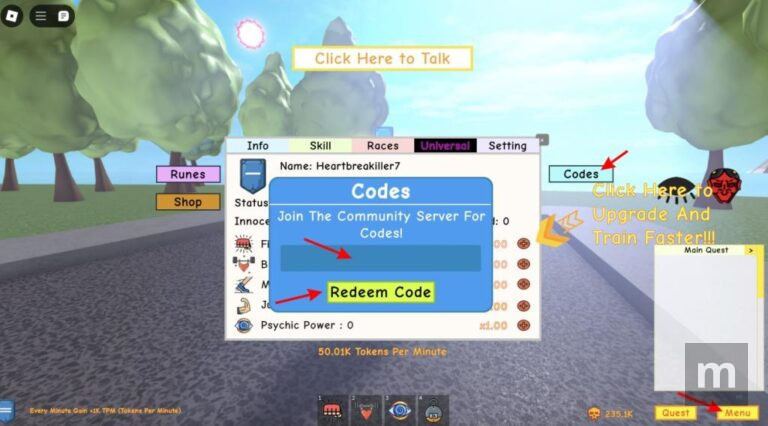 Spts: Codes: novos códigos atualizados de outubro de 2025