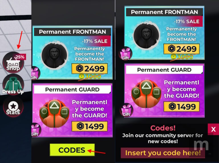 Roblox Squid Game X Codes: novos códigos atualizados para outubro de 2025