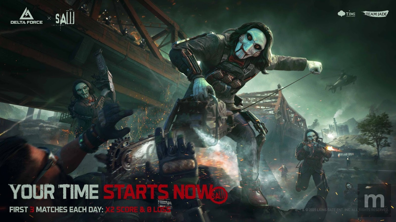 Delta Force celebra Halloween com crossover de SAW Prepare-se para uma experiência aterrorizante no jogo!