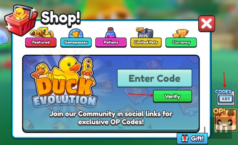 Duck Evolution Codes: novos códigos atualizados para novembro de 2025