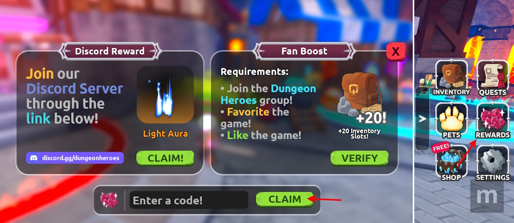 Dungeon Heroes Codes: novos códigos atualizados de novembro de 2025