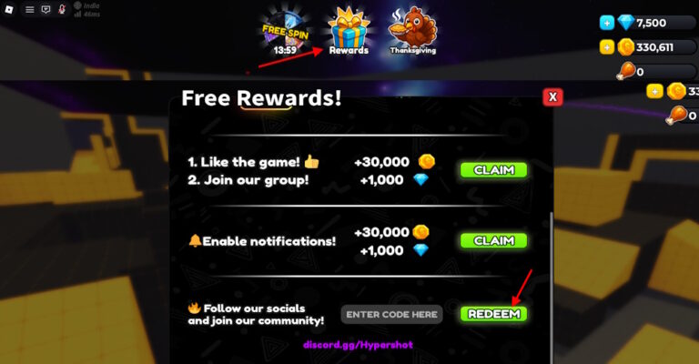 Roblox Hypershot Codes: novos códigos atualizados de novembro de 2025