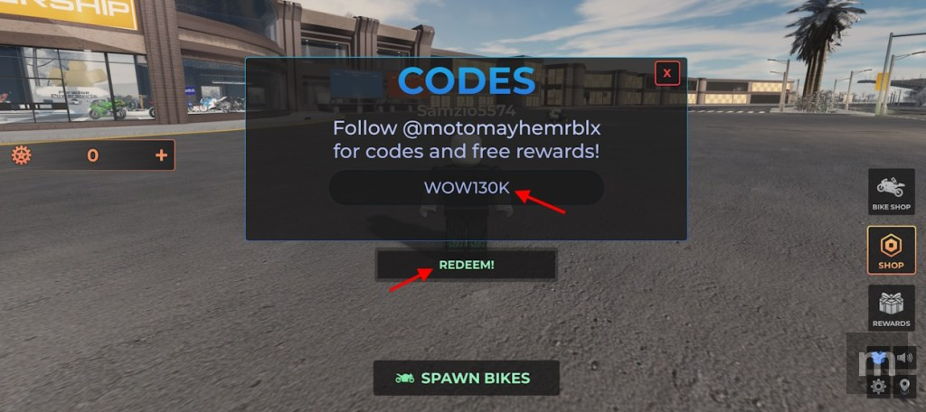 Motorcycle Mayhem Codes: novos códigos atualizados para novembro de 2025