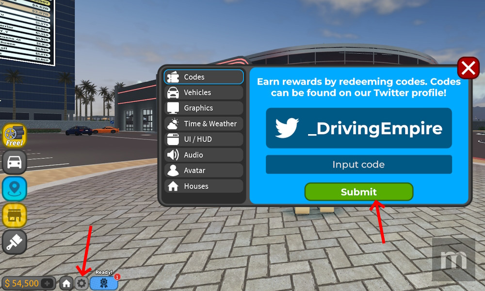 Driving Empire Codes: novos códigos atualizados para novembro de 2025