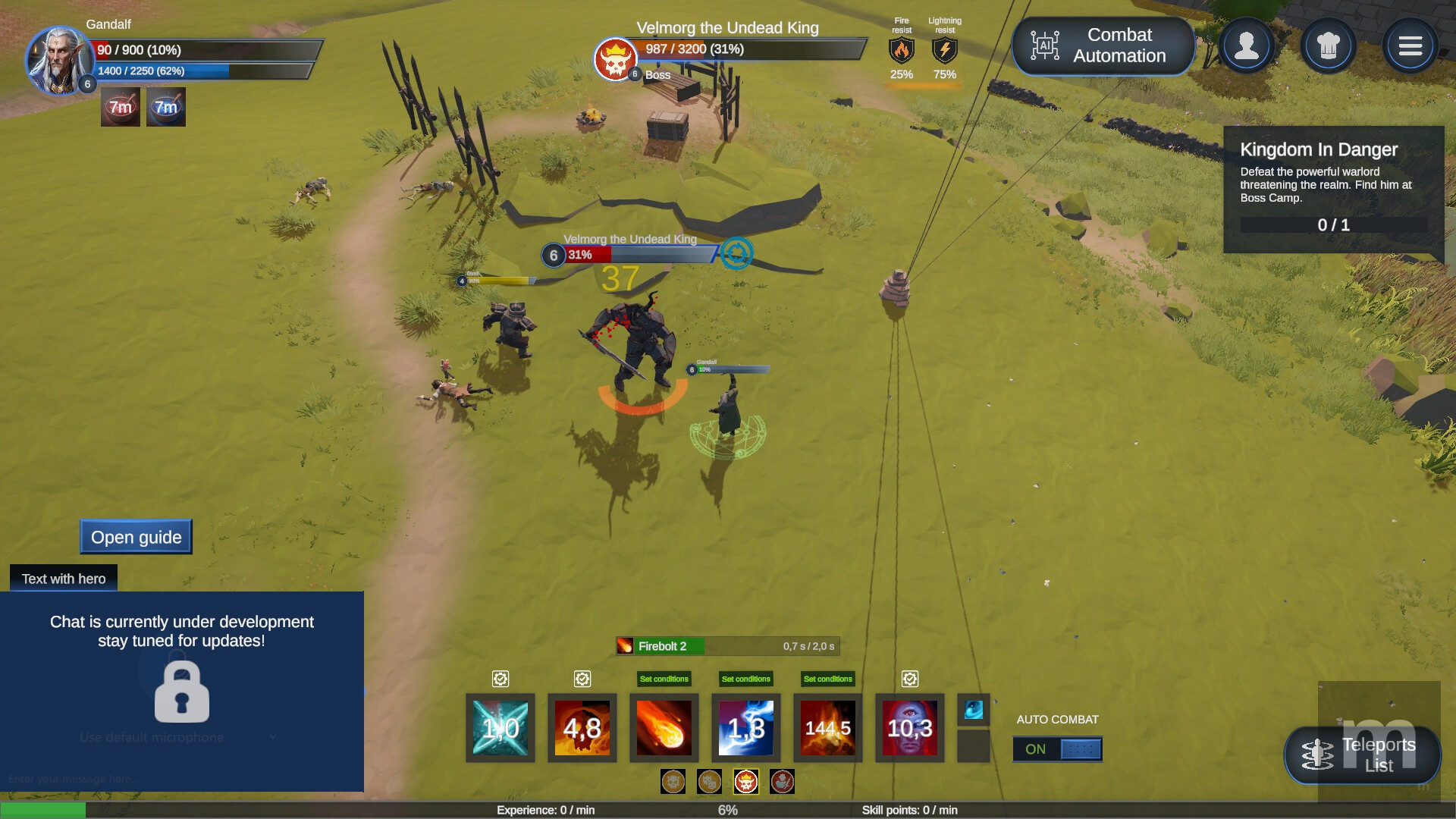 Dominus Automa, MMORPG automático para adultos ocupados, inicia playteste