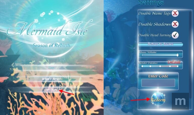 Mermaid Isle Codes: novos códigos atualizados de novembro de 2025