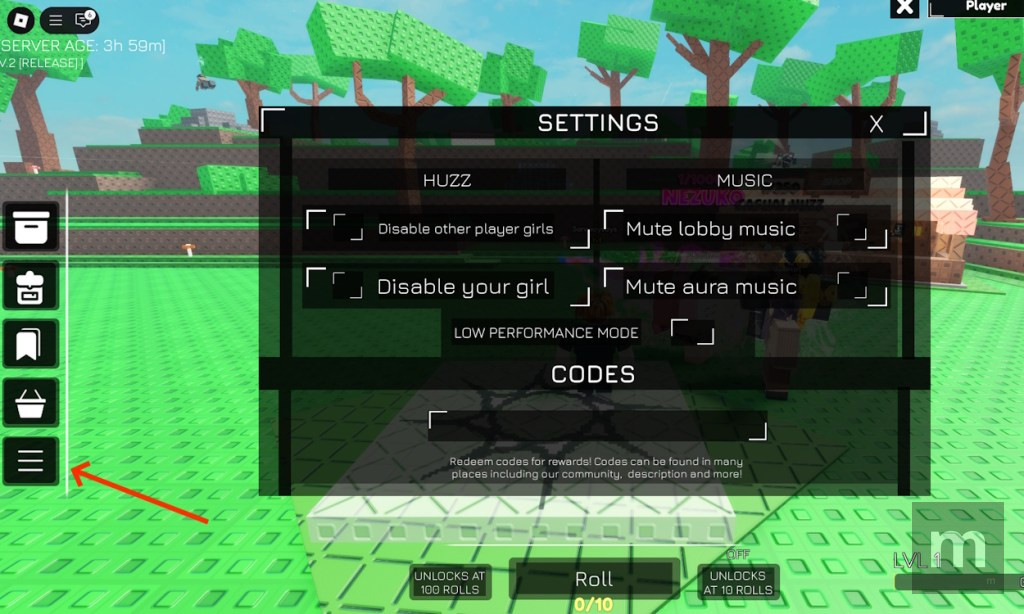 Huzz RNG Codes: novos códigos atualizados de novembro de 2025