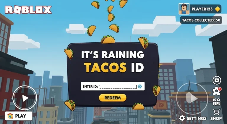 It’s Raining Tacos ID Roblox: O Guia Definitivo para sua Playlist