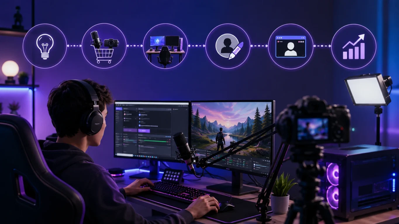 Como Iniciar Carreira de Streamer