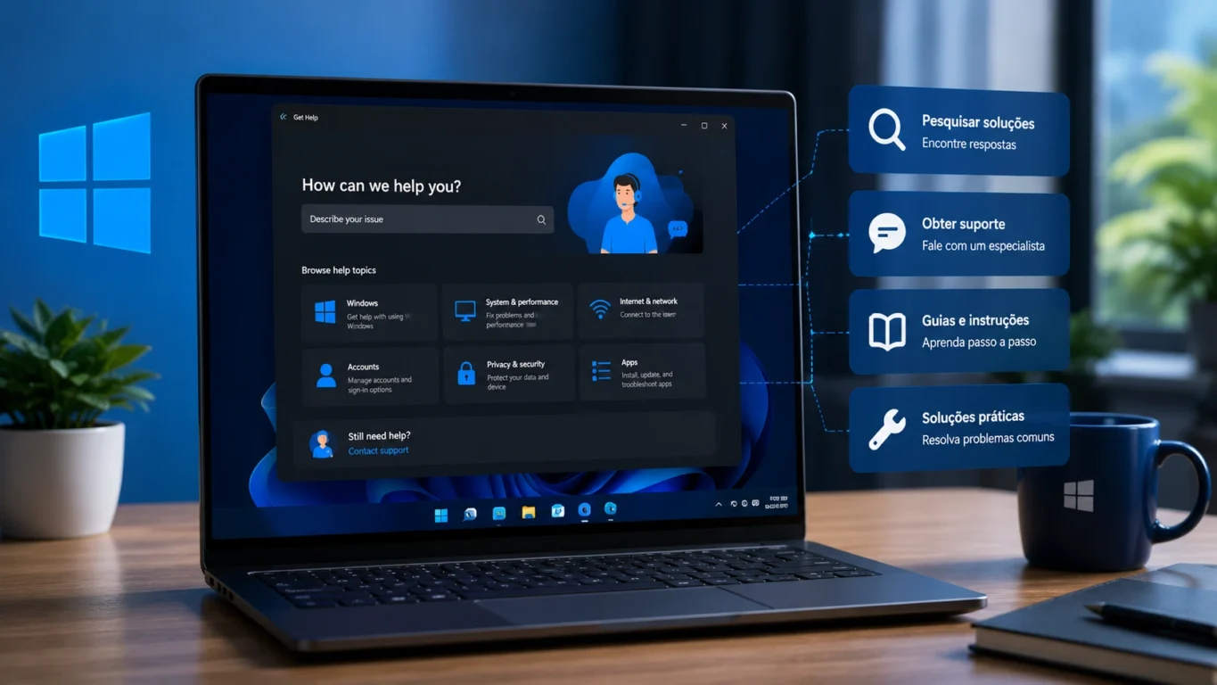 Como Obter Ajuda no Windows