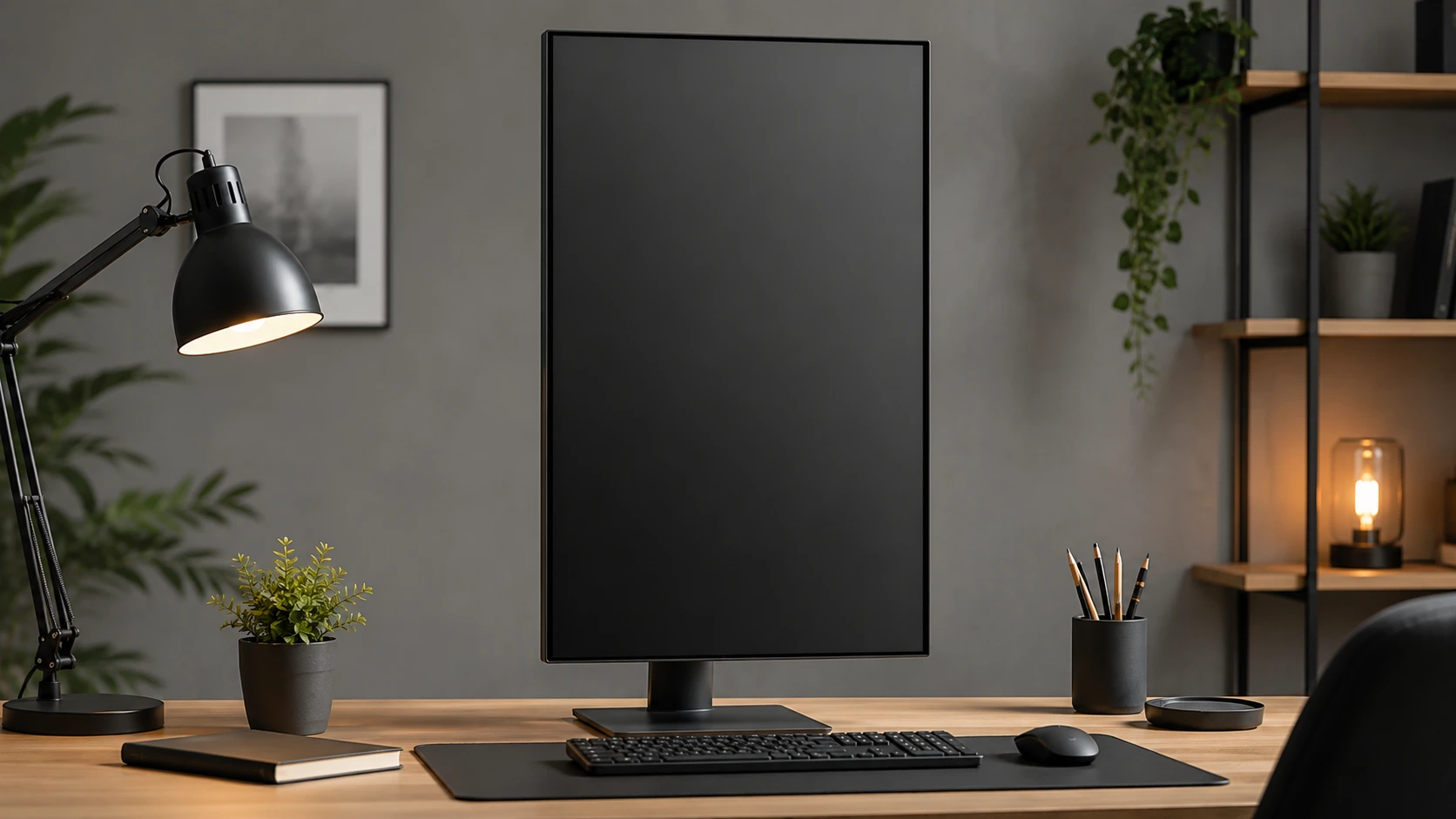 Monitor para leitura vertical