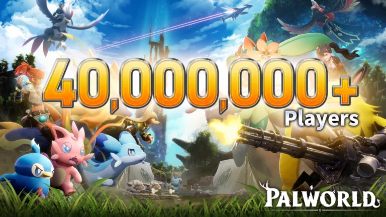 Palworld ultrapassa 40 milhões de jogadores e prepara lançamento da…