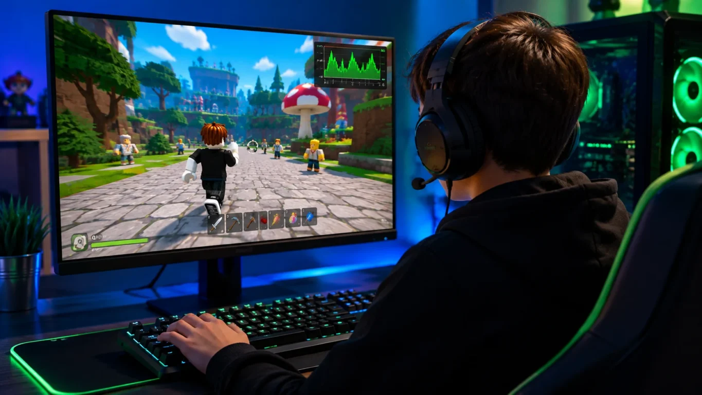 Como ver FPS no Roblox
