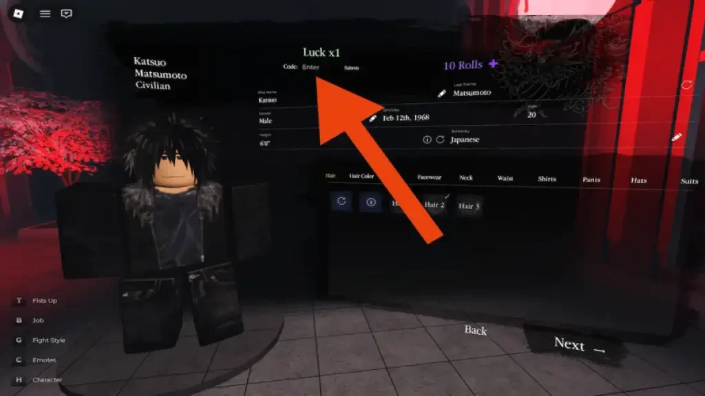 Kabuki Codes libera 150 Rerolls para mudar estilos de luta no Roblox